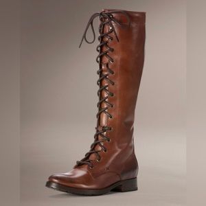 Frye Melissa tall lace up boot